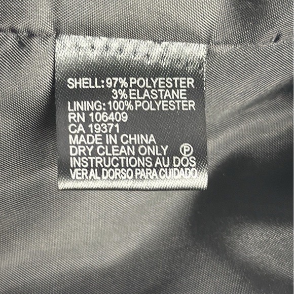 Tahari By Arthur Levine Full Zip Jacket Womens Black Long Sleeve Size 8 - Picture 4 of 4